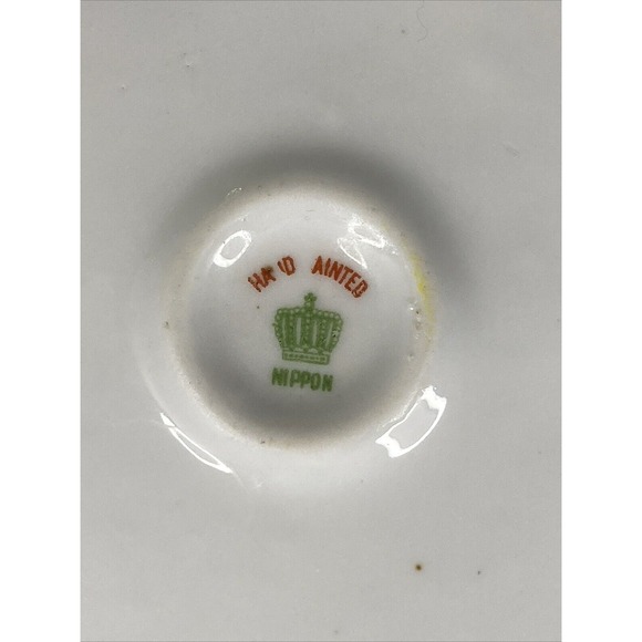 Antique Nippon Coffee Tea Pot 9" Hand Painted Violets Pink Flowers 1891-1921 - Picture 11 of 16